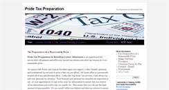 Desktop Screenshot of pridetaxpreparation.com